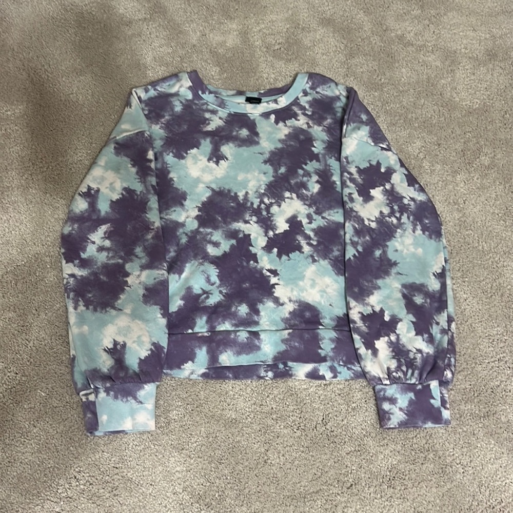Art class tie dye crewneck sweatshirt